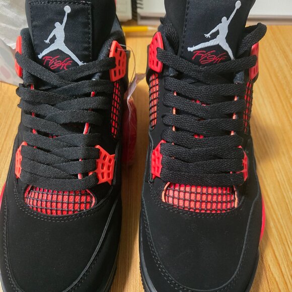Air Jordan Red Thunder Retro 4 BRAND NEW - SZ 8 Mens - Picture 6 of 10
